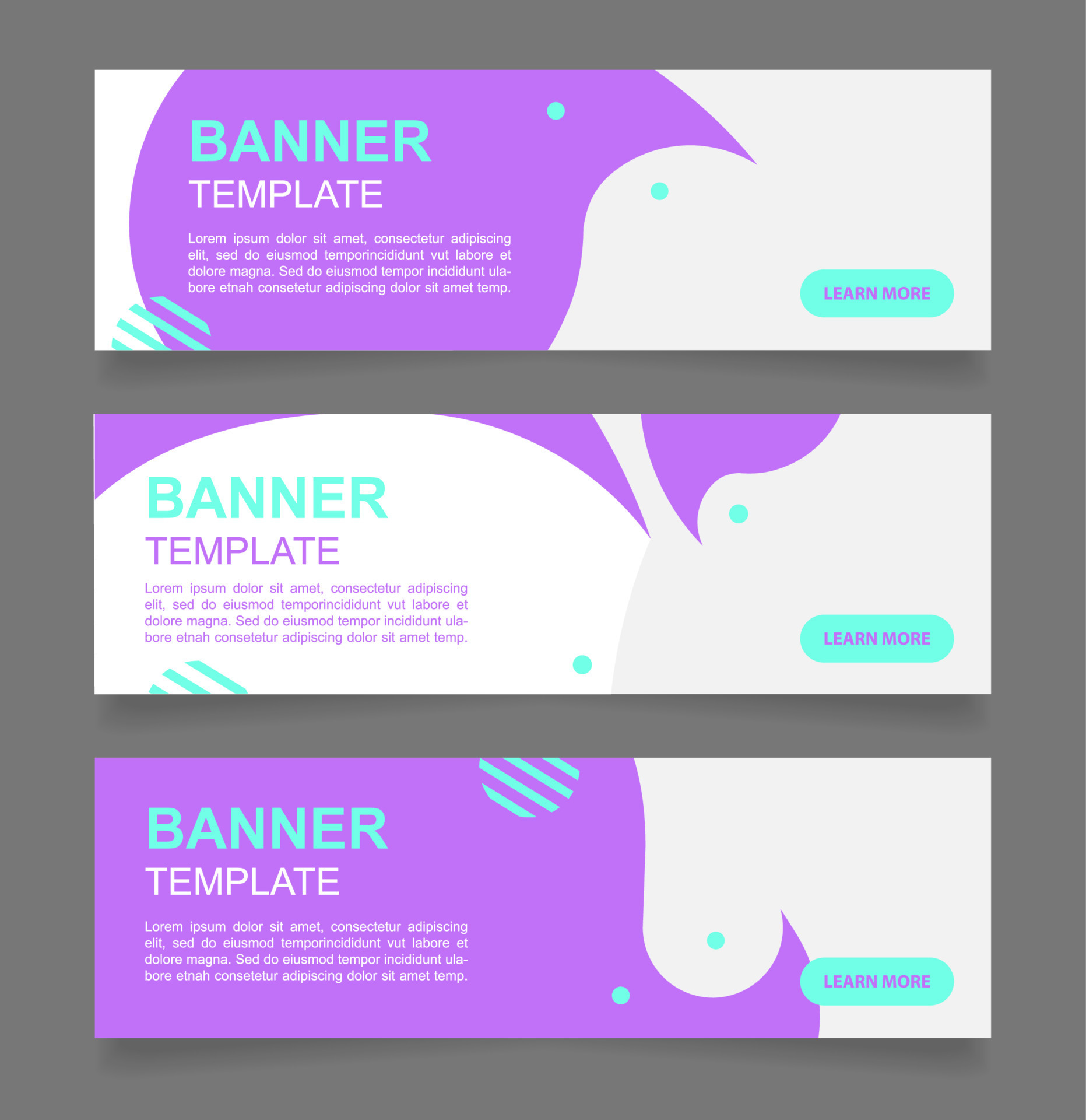 Online graphic design courses web banner design template vector flyer