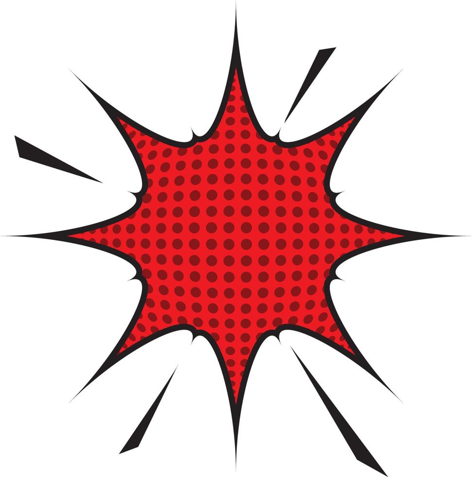 comic pop art bubble vector