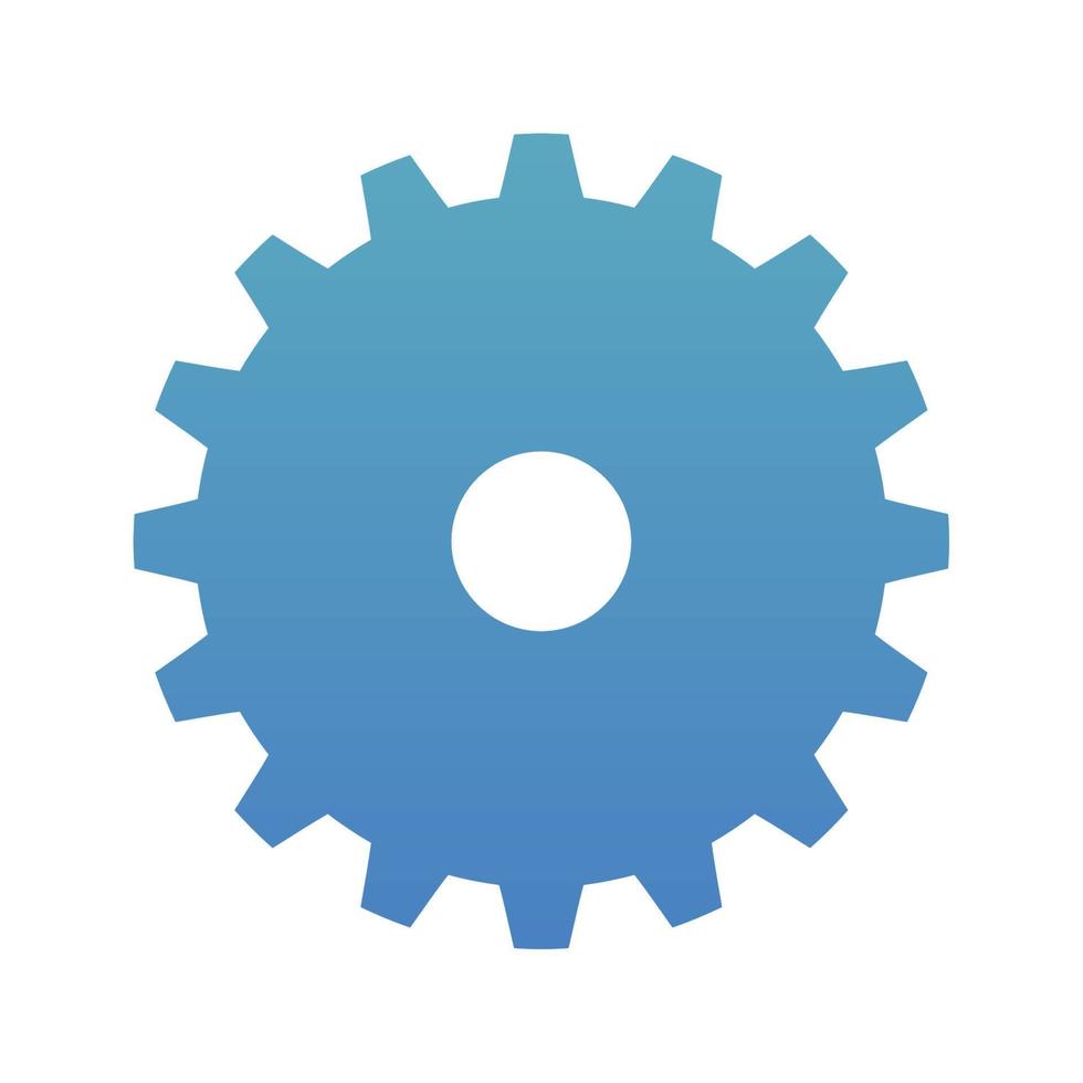 gear wheel icon vector