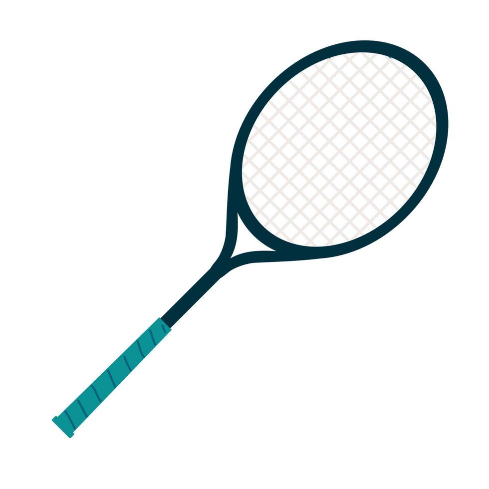 tennis racket equipment vector