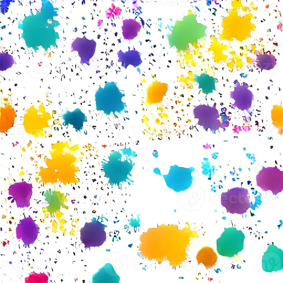 Ink Stains Seamless Pattern. Fashion Concept. Distress Print. Summer Surface Textile. Ink Stains. Spray Paint. Splash Blots. Artistic Creative Background. photo