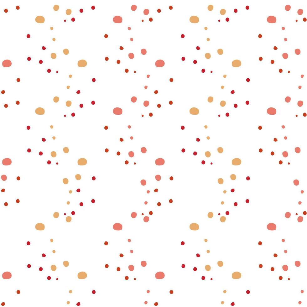 Abstract polka dot seamless pattern vector illustration