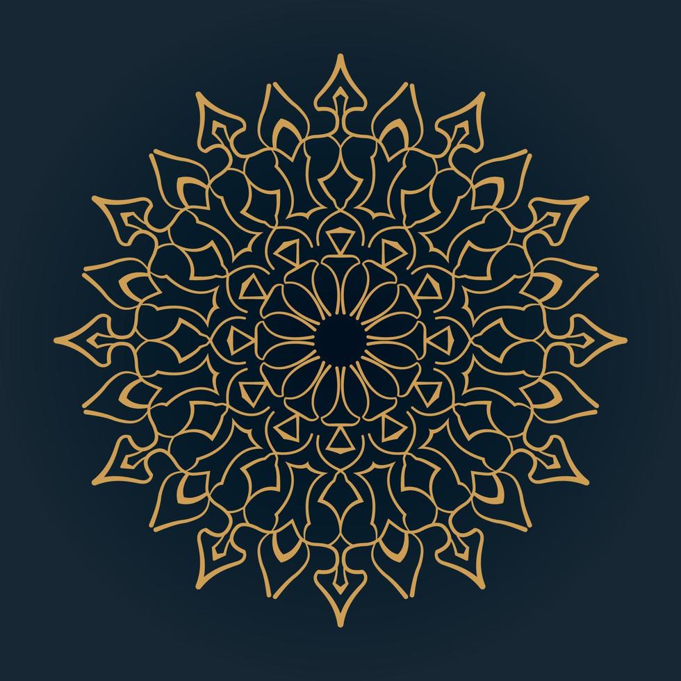 paquete de mandala vectorial, vector libre de flores ornamentales