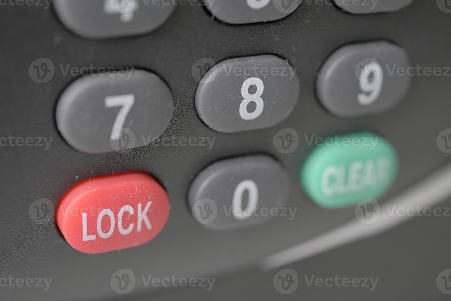 Safe dial lock close up background photo