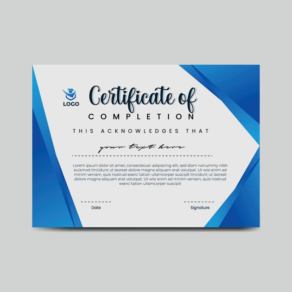 Graduation Certificate Vector