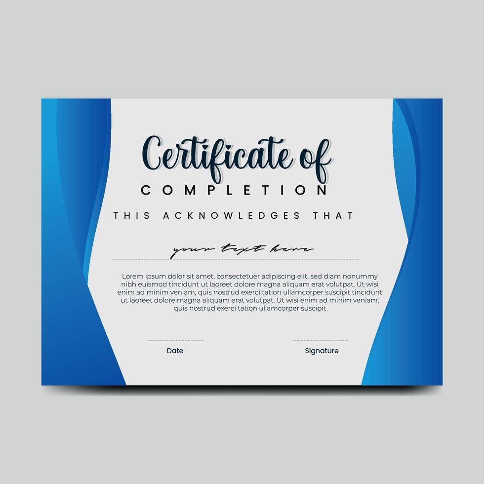 Graduation Certificate Vector