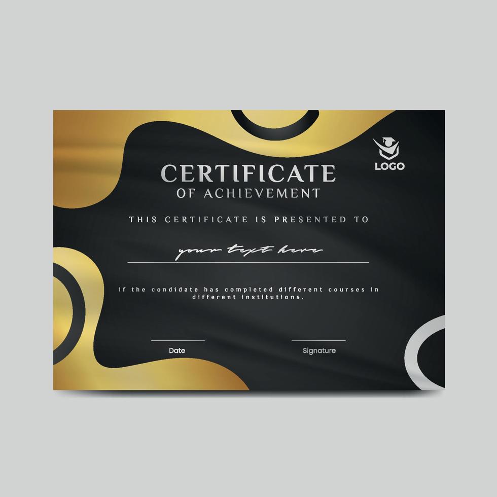 Graduation Certificate Vector