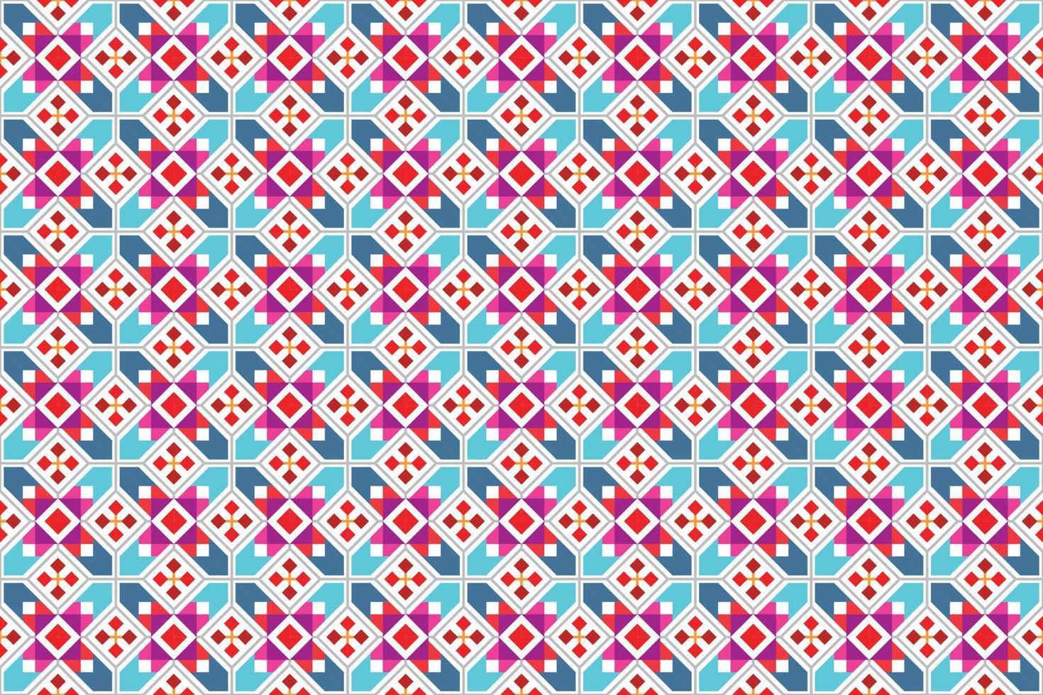 Geometric seamless pattern vector