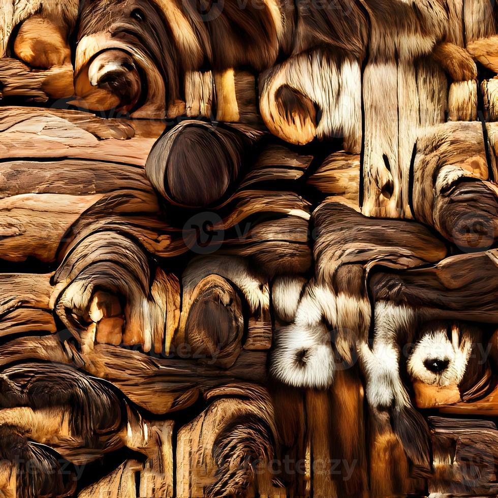 Wooden texture background. Teak wood. photo