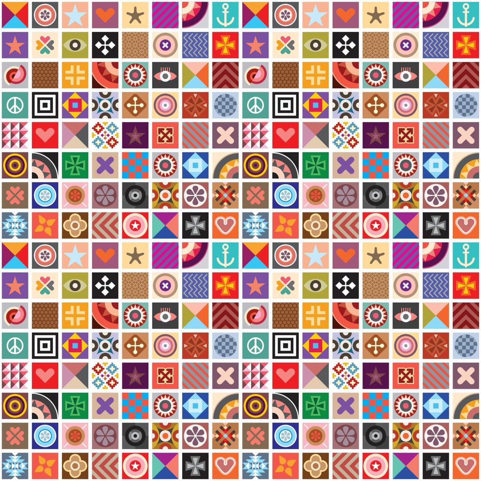 Abstract patterns seamless wallpaper vector