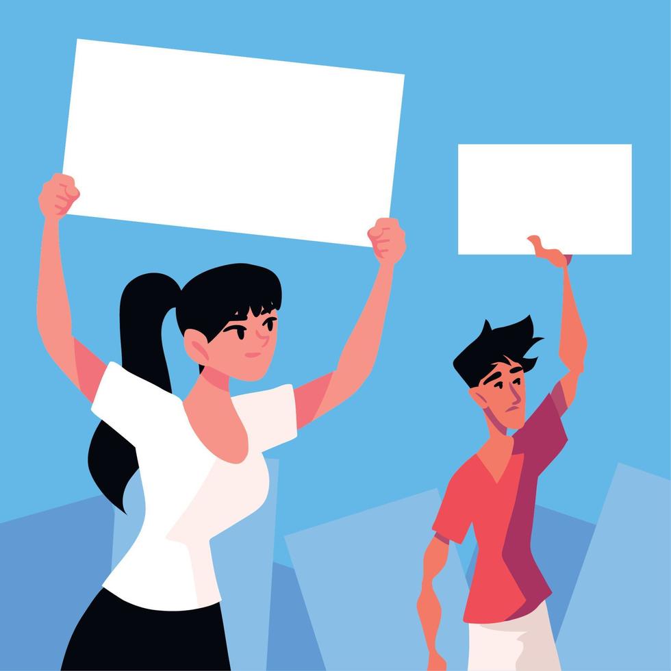 youth people and democracy vector