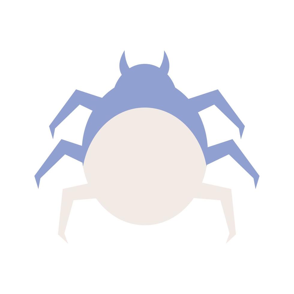 cyber virus bug vector