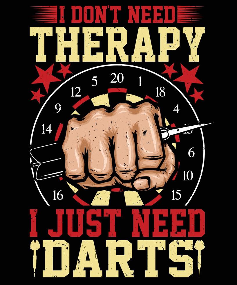 Dart aim target shooting graphic vector tshirt design