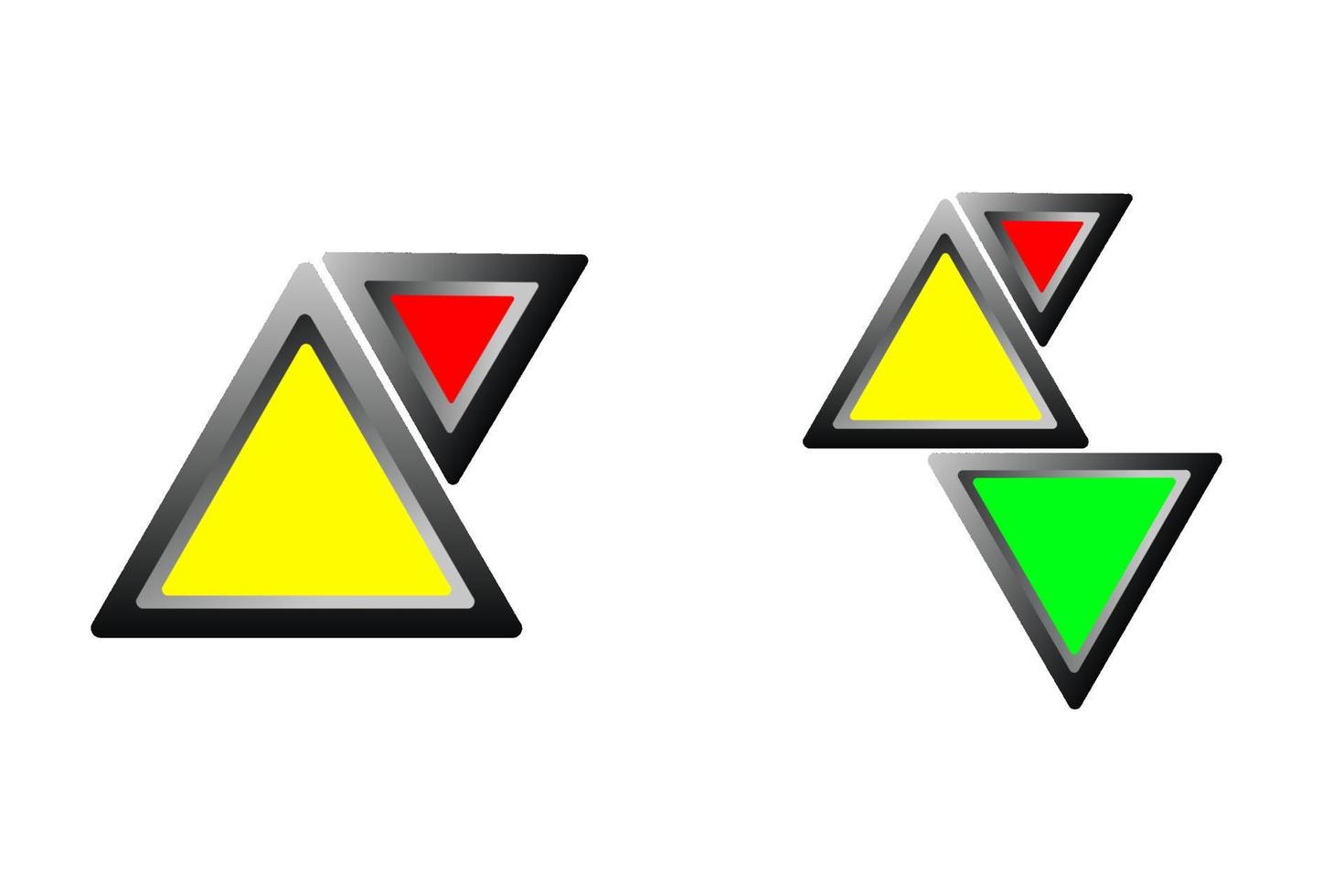 triangle logo illustration vector