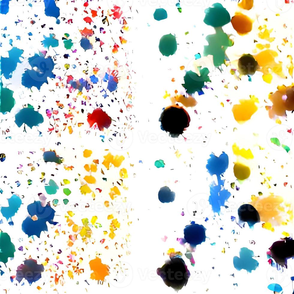 Abstract color splash, seamless pattern. Spray paint on a dark background. photo