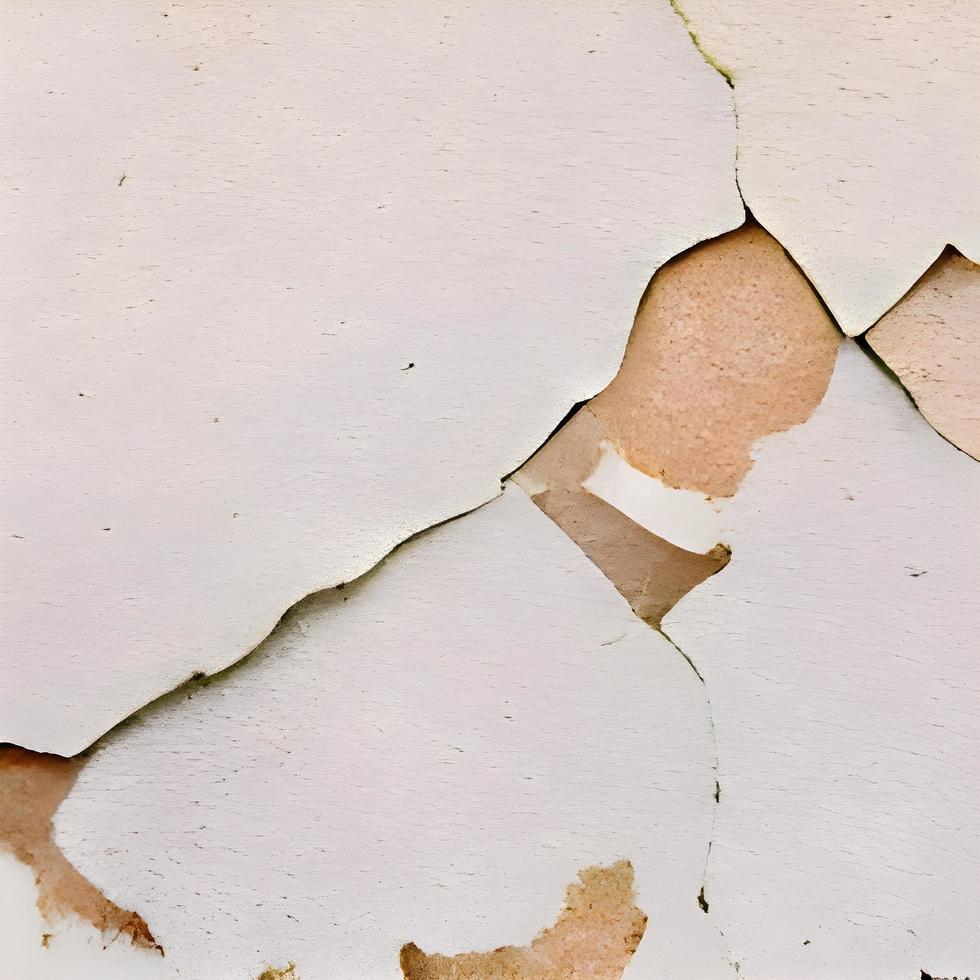 computer generated seamless tile image of cracked plaster in light beige or eggshell. tiles seamlessly photo