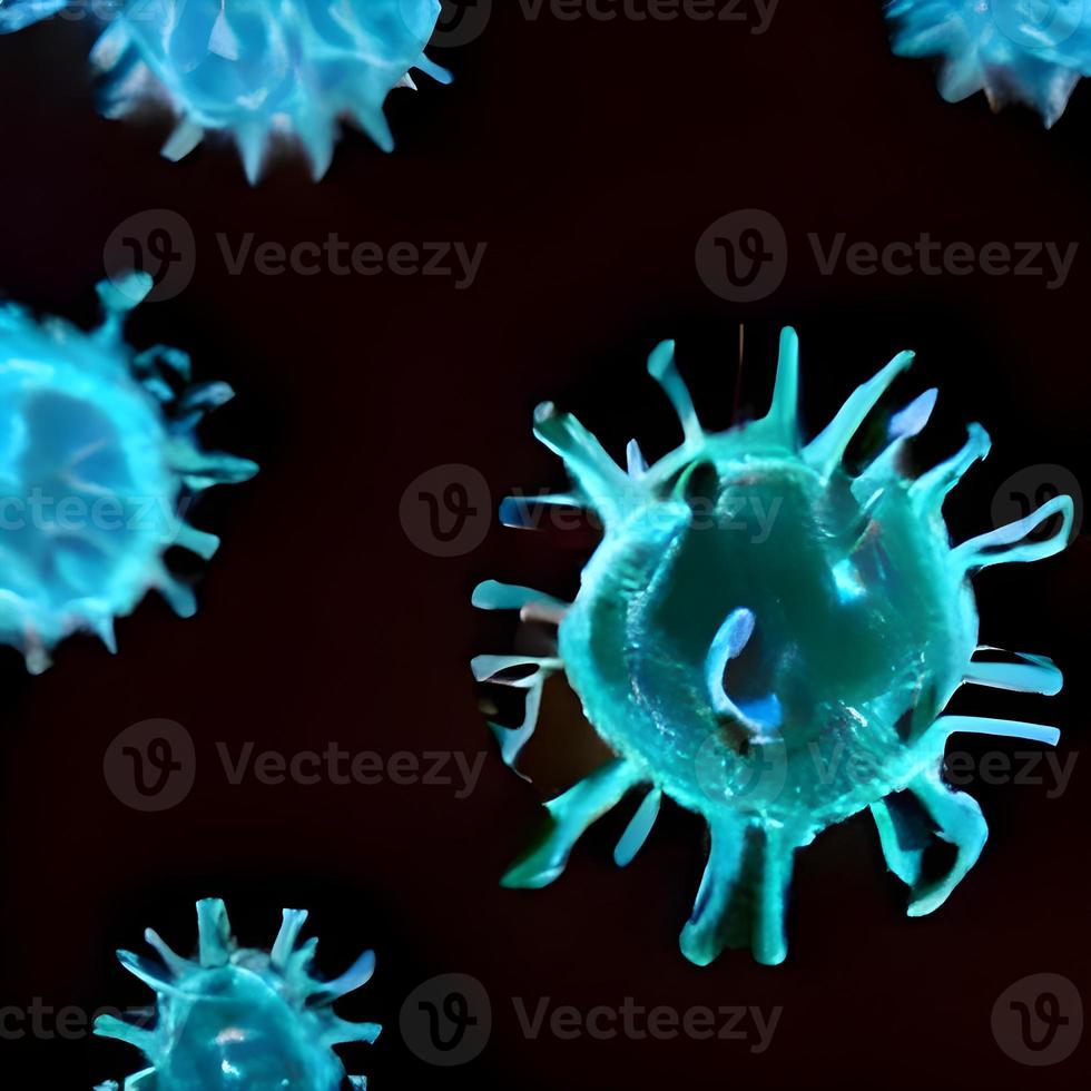 covid-19, coronavirus outbreak, virus floating in a cellular environment , coronaviruses influenza background, viral disease epidemic, 3D rendering of virus, organism illustration, virus seen micro photo