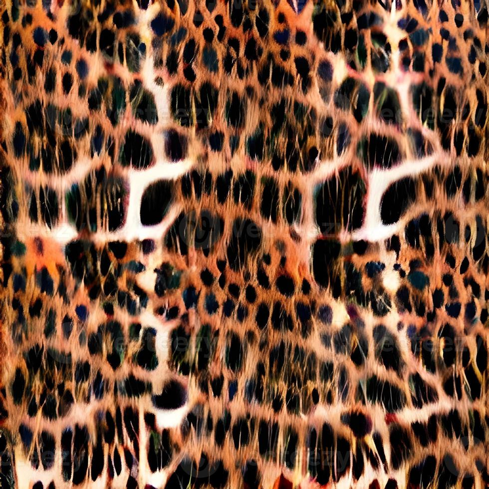 patrón de piel de leopardo. diseño africano. patrón textil de moda foto