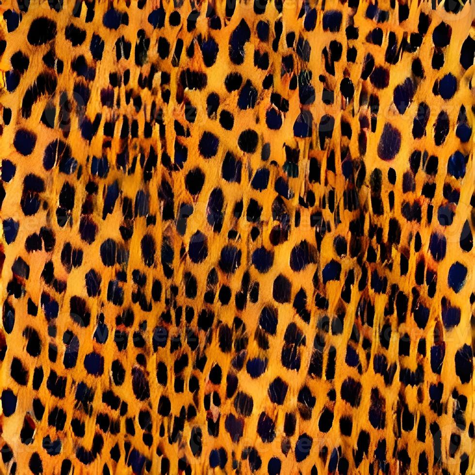 diseño de bufanda de seda redonda de leopardo, textil de moda. foto