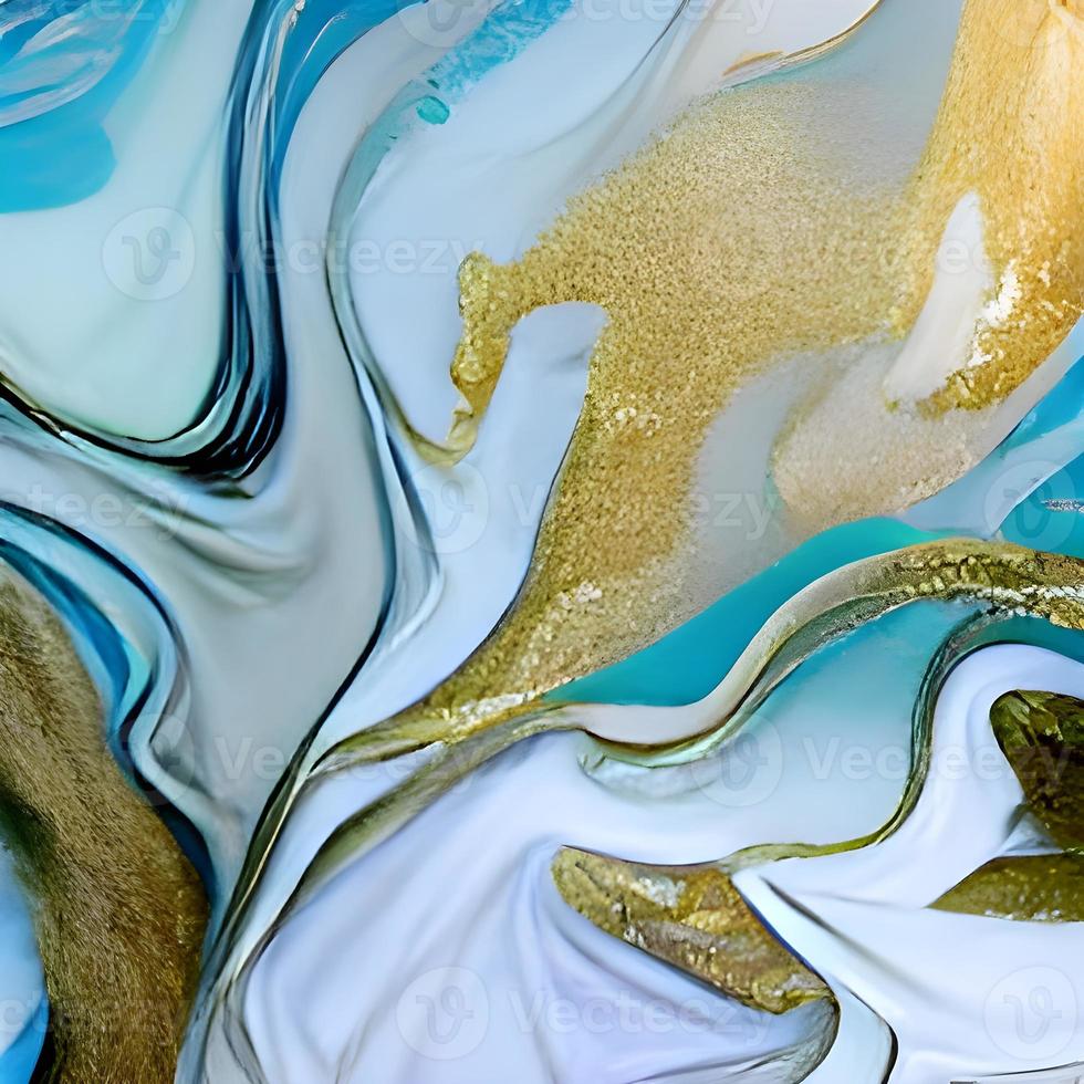 Alcohol ink abstract texture, trendy wallpaper. Art for design project as background for invitation or greeting cards, flyer, poster, presentation, wrapping paper photo