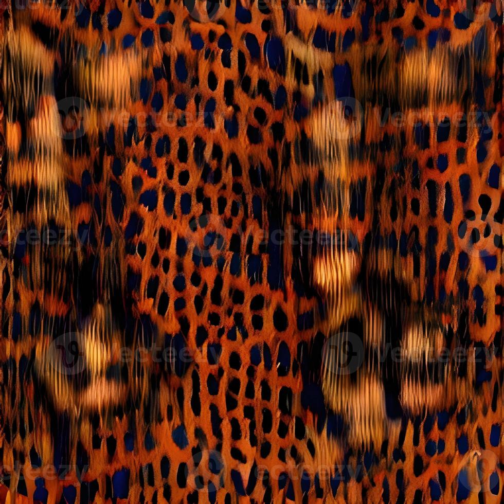 diseño de bufanda de seda redonda de leopardo, textil de moda. foto