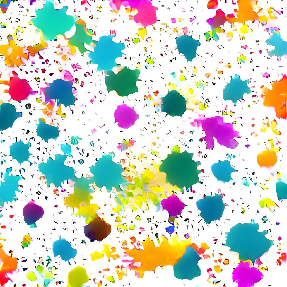 Seamless pattern from color splashes and smudges. Fashion camouflage. photo