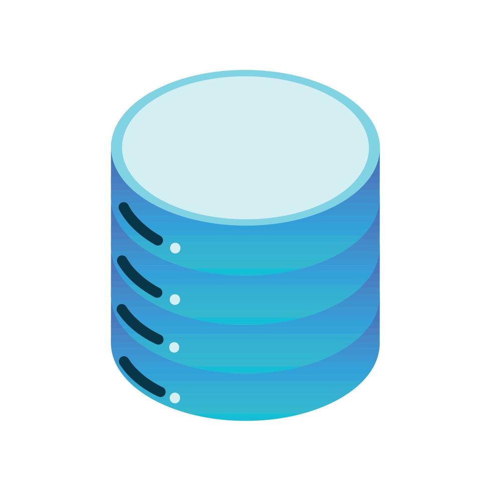 database center icon vector