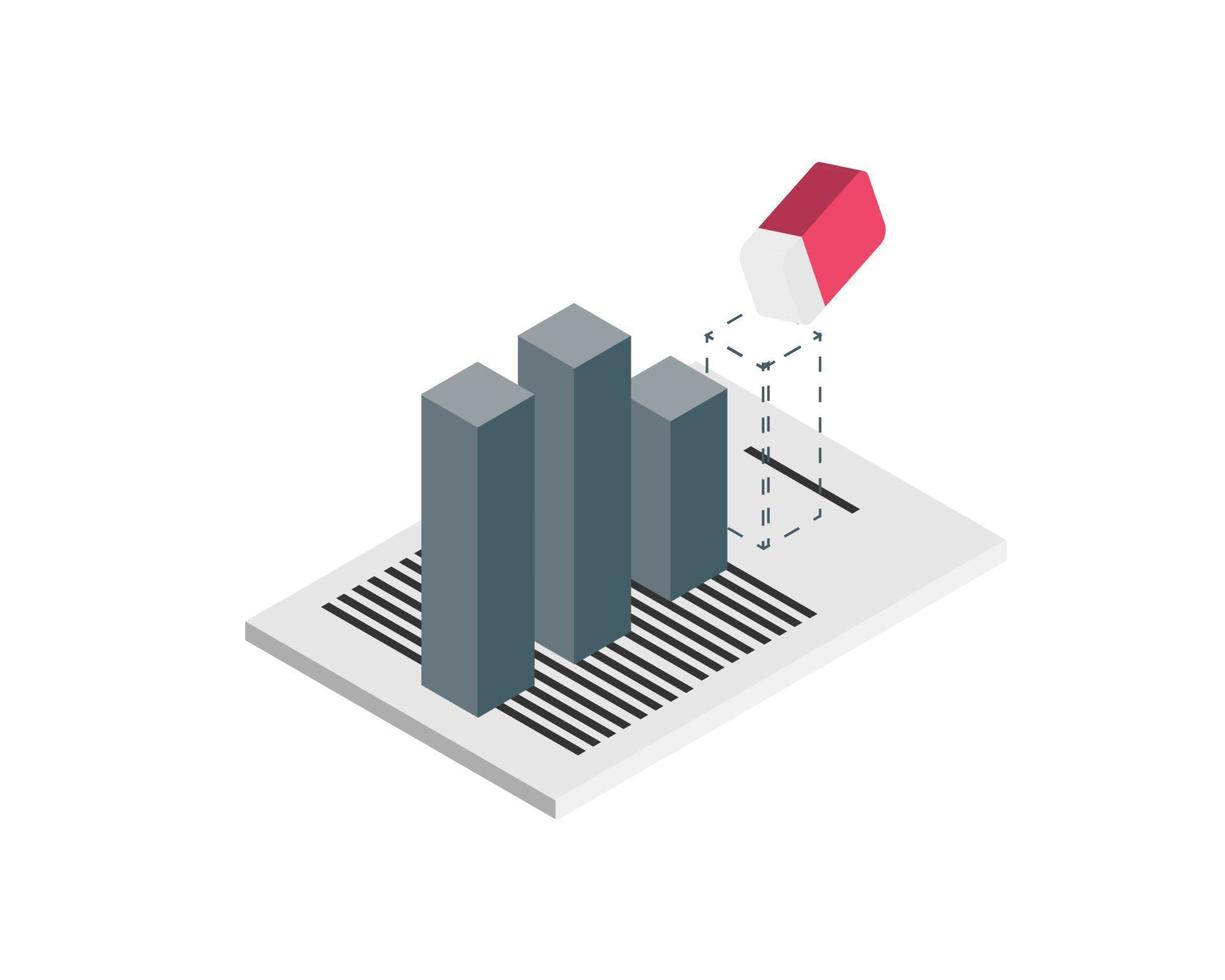 write off is an accounting action that reduces the value of an asset while simultaneously debiting a liabilities account. vector