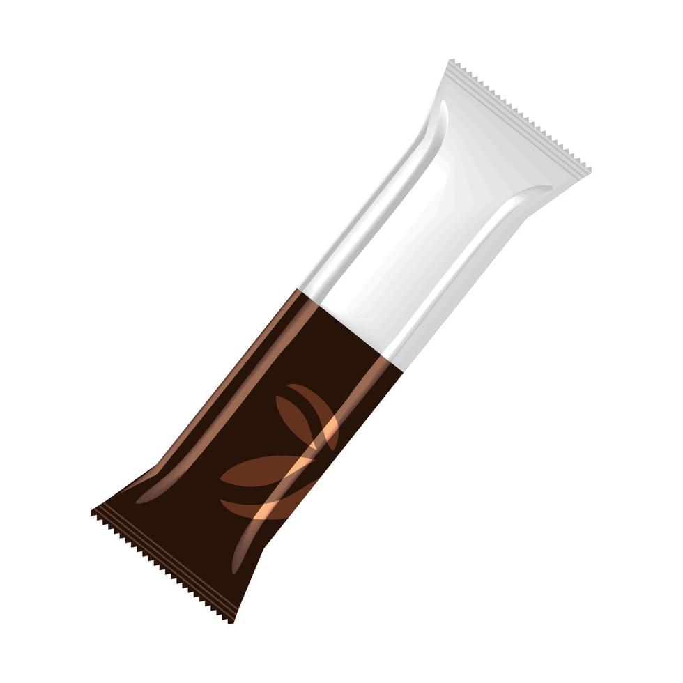 chocolate bar packaging mockup vector