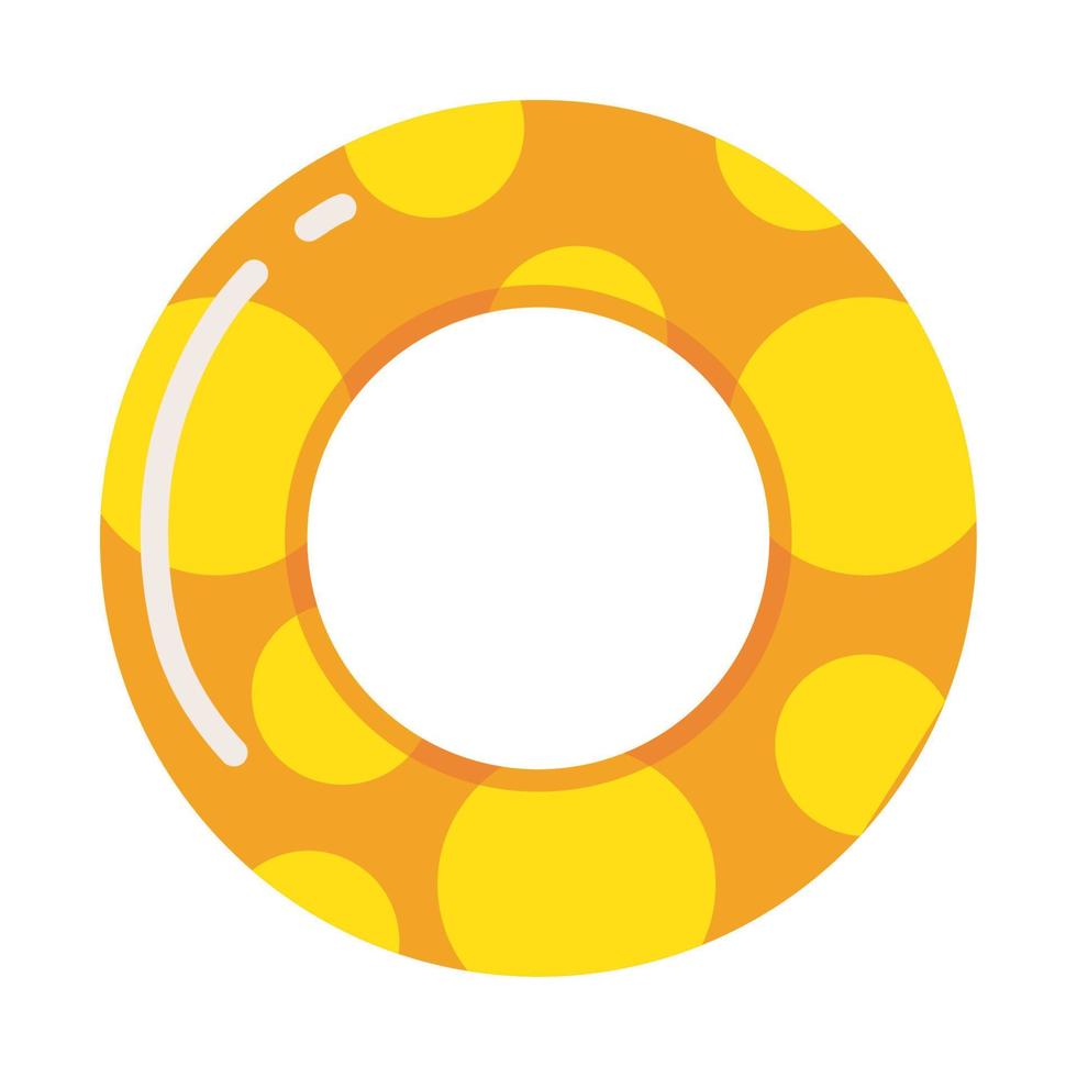 swim ring icon vector