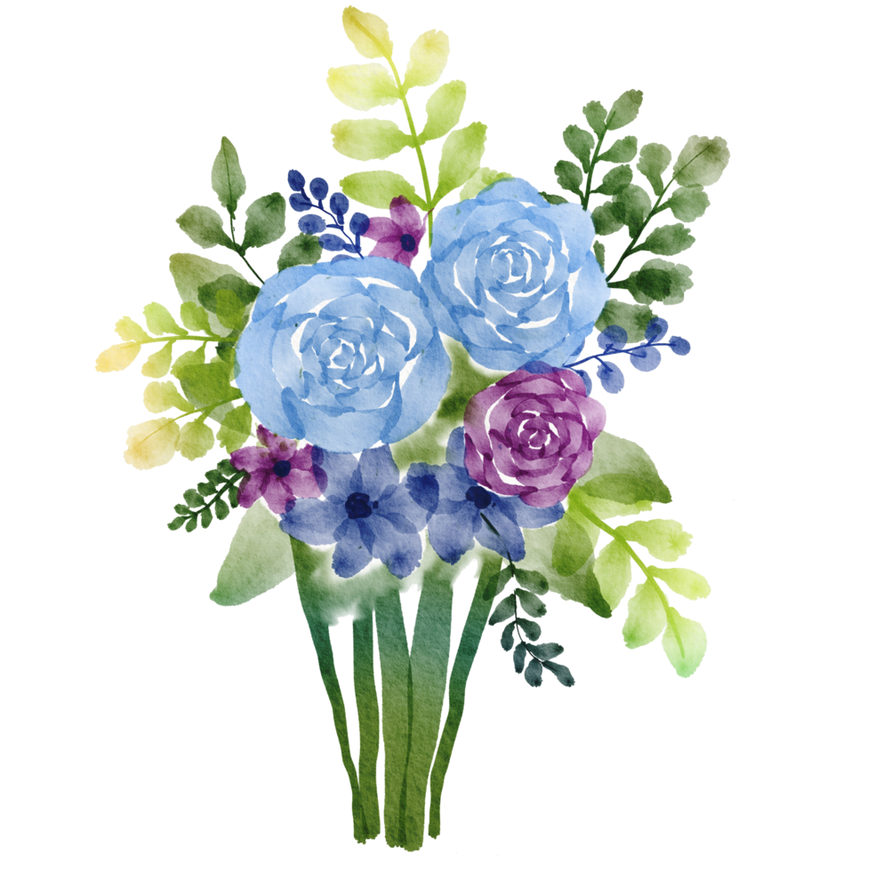 Watercolor Flower Bouquet Clipart | Best Flower Site