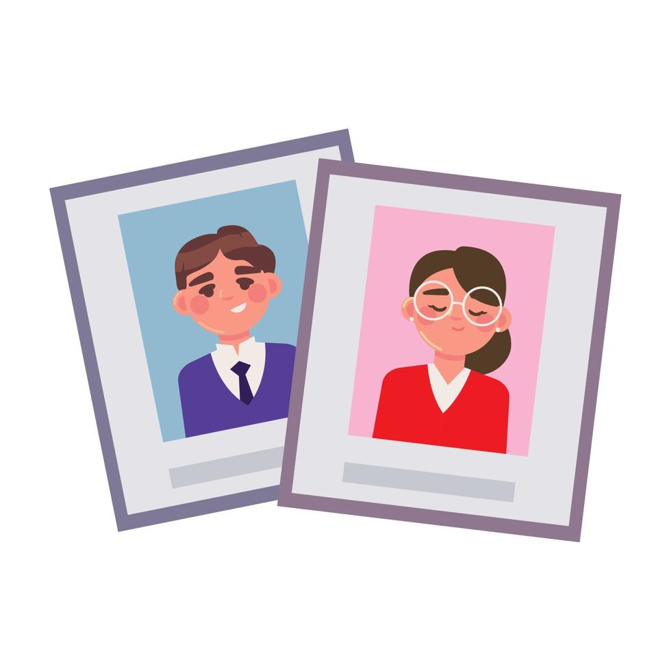 cv picture employees vector