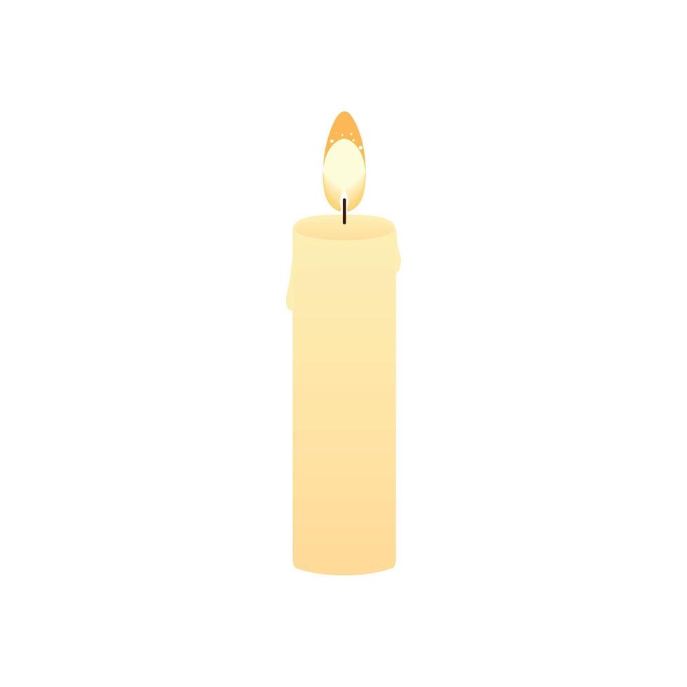 candle light icon vector