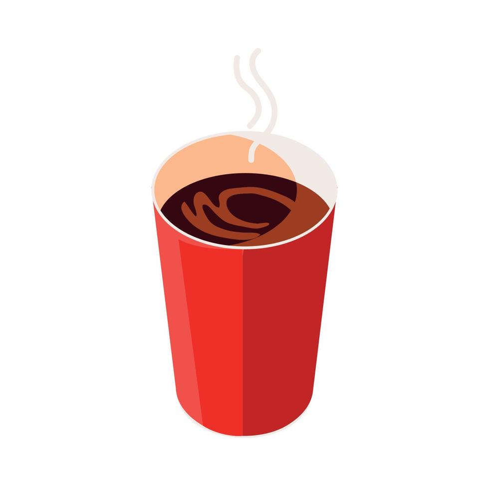 paper cup of coffee vector