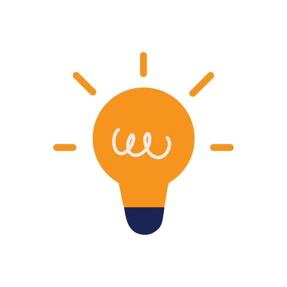 light bulb idea vector