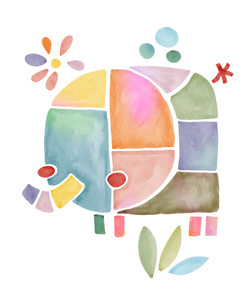 elephant mandala watercolor painted png