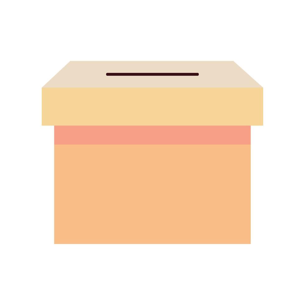 icono de caja de votación vector