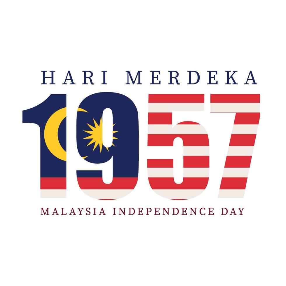 malaysia independence day vector