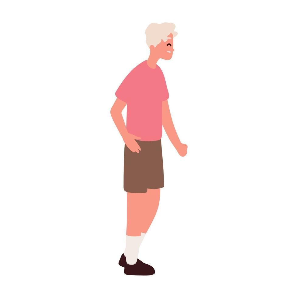 young man character vector