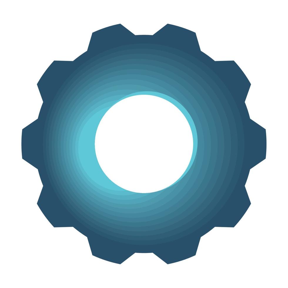 gear wheel icon vector