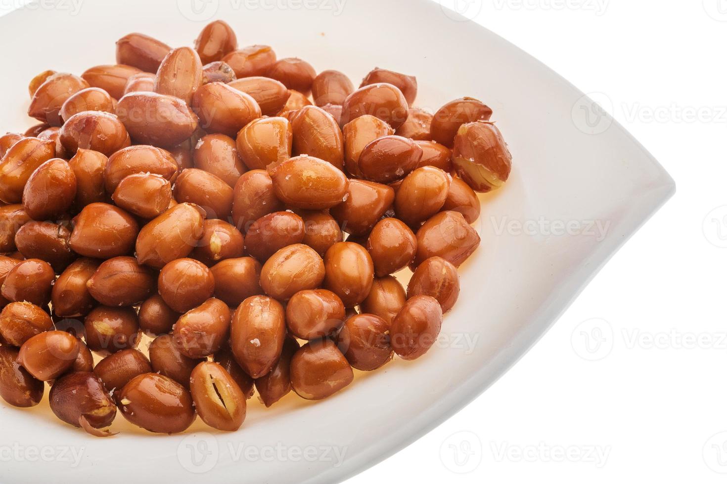 Fried peanuts heap photo