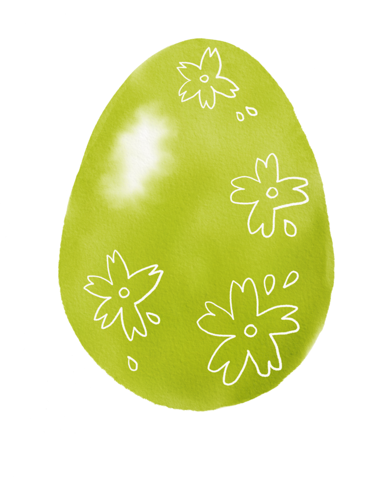 colorida acuarela de pascua pintada png