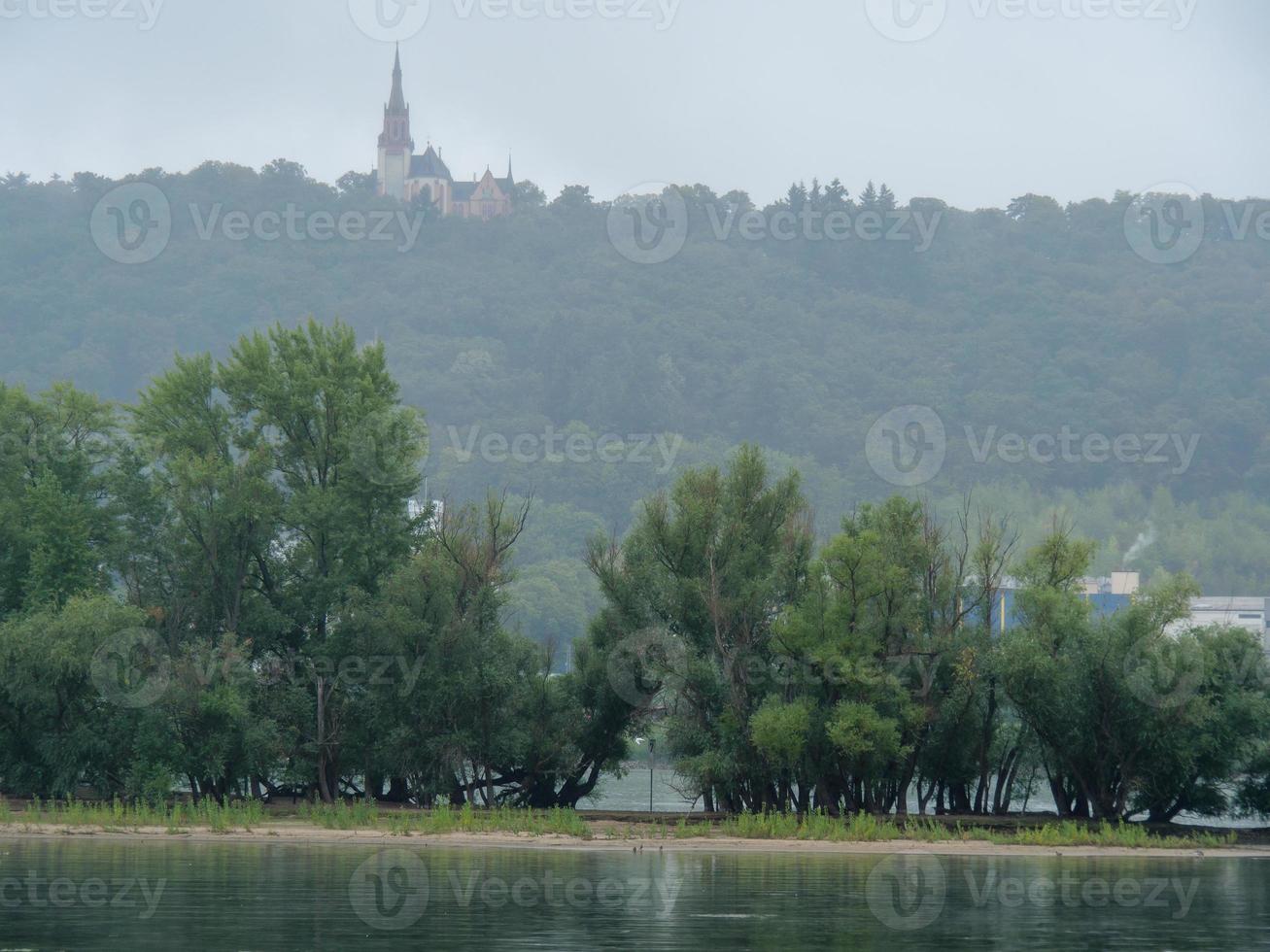 Ruedesheim en el río Rin. foto