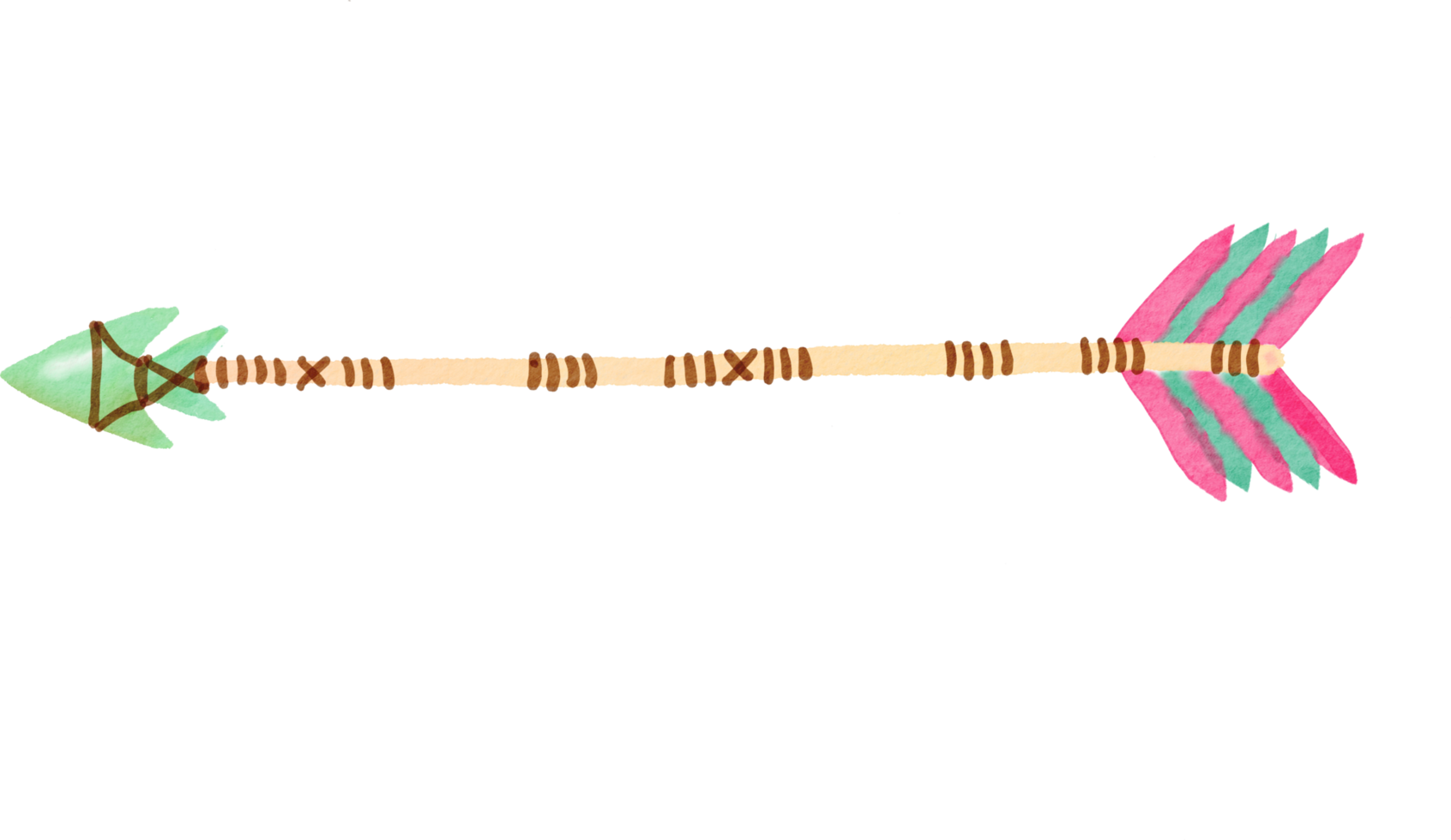 pluma bohemia acuarela pintada png