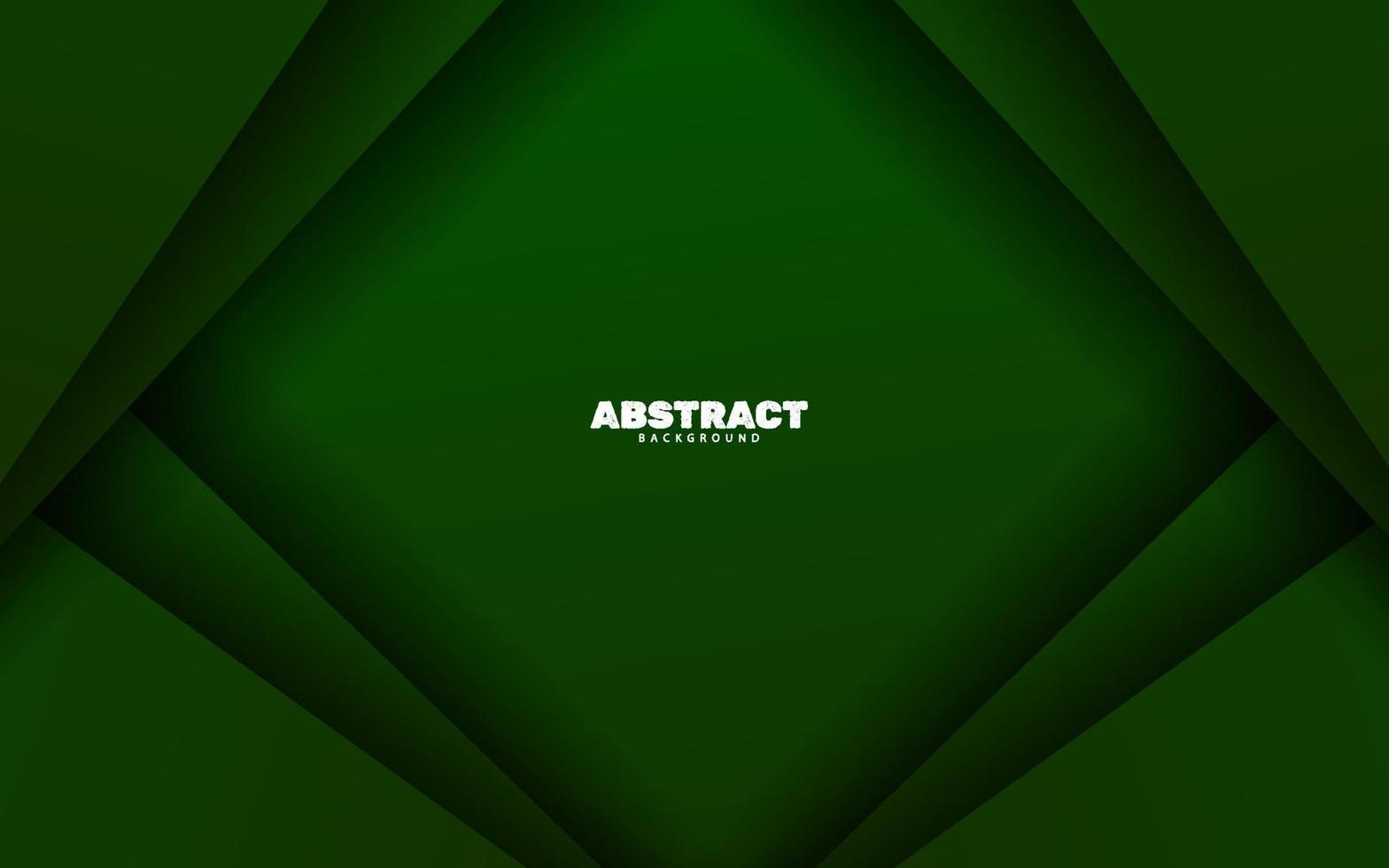 Abstract overlap layer green colour papercut background vector