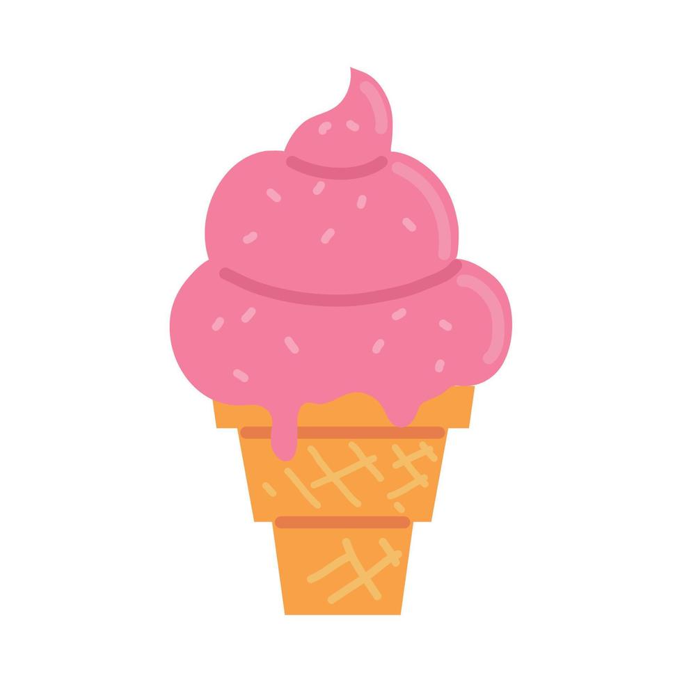 icono de helado vector