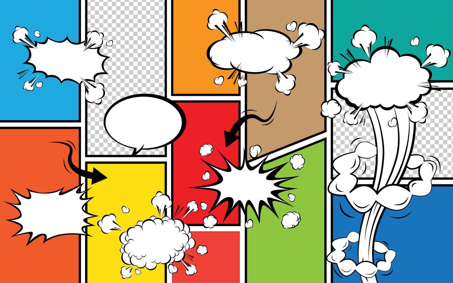 comic sound effect speech bubble pop art. vector