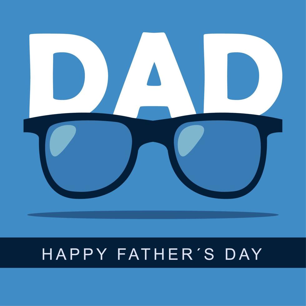 Happy Fathers Day card vector