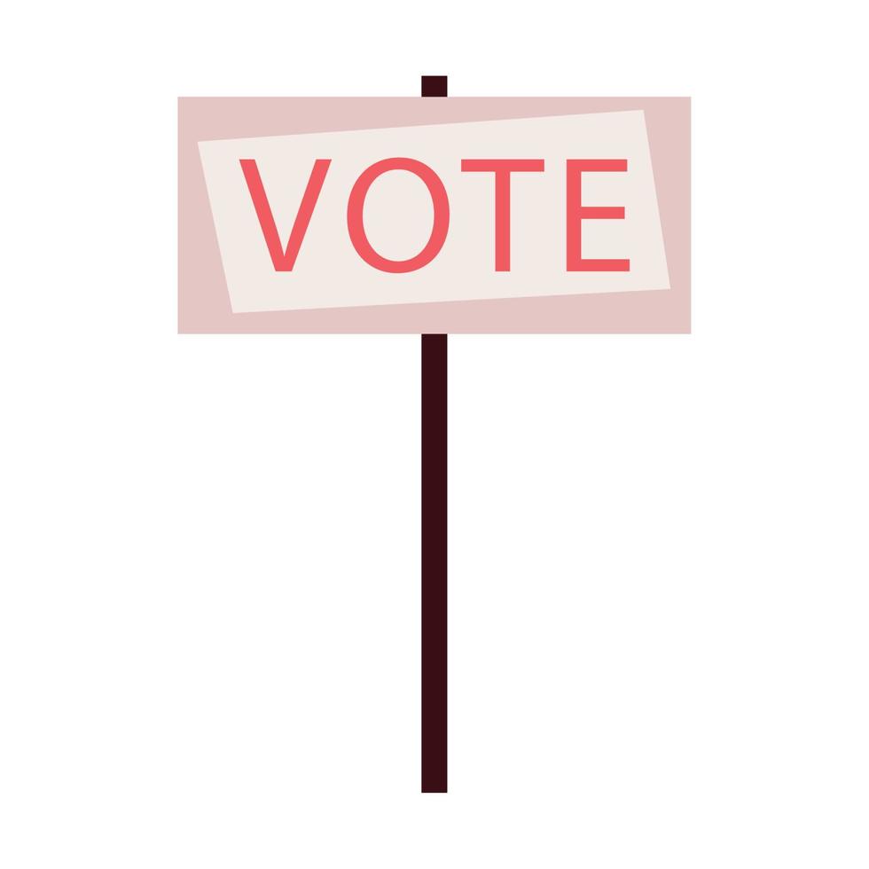 vote banner democracy vector