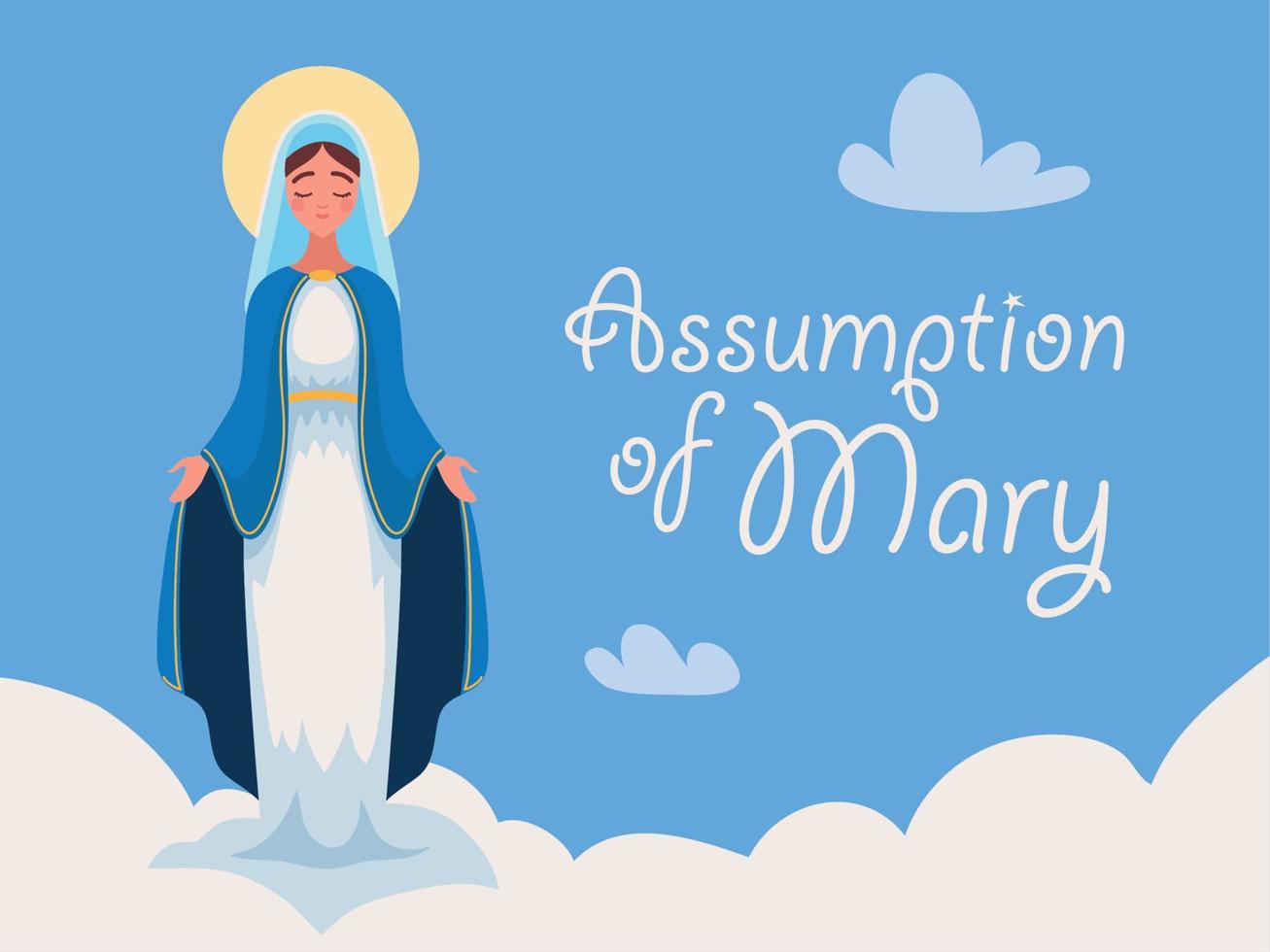 Assumption of Mary card vector